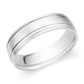 Men's Matte Finished Wedding Ring-119-00659/S4723AWR6G